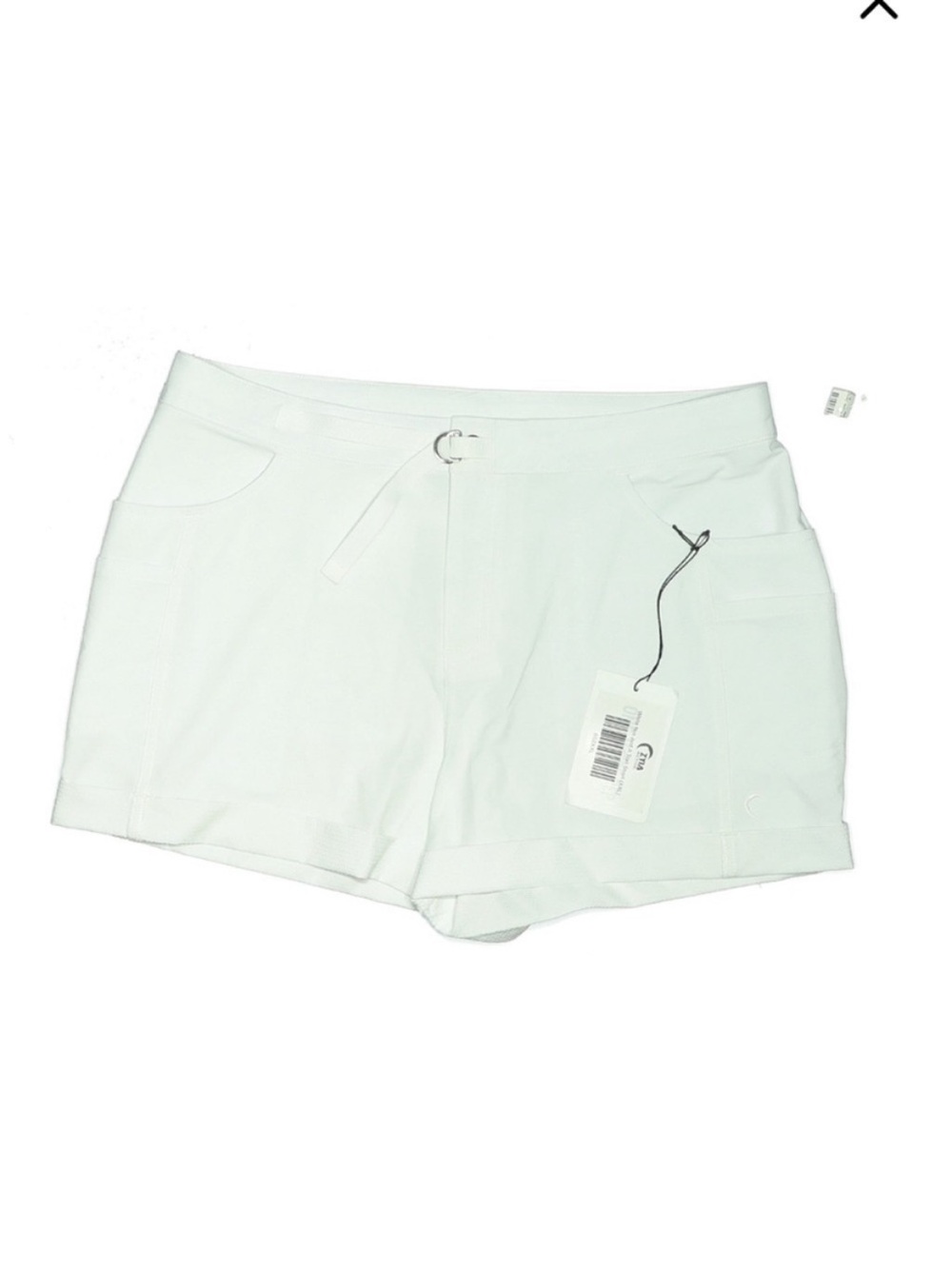 Zyia Not Just A Trail White Athletic Shorts XXL Running Activewear NWT - Picture 2 of 7